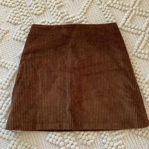 Corduroy Aritzia skirt